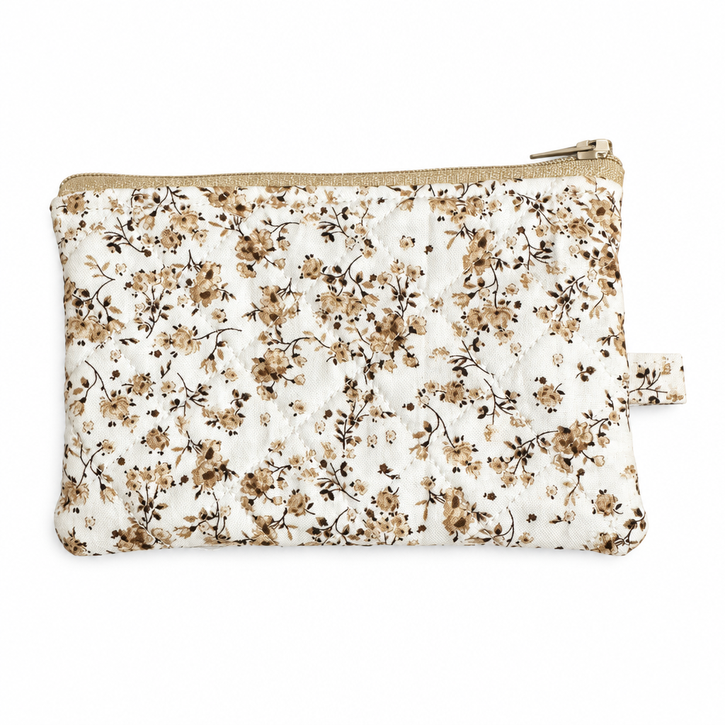 Handmade Quilted Zipper Pouch — Choose Your Print