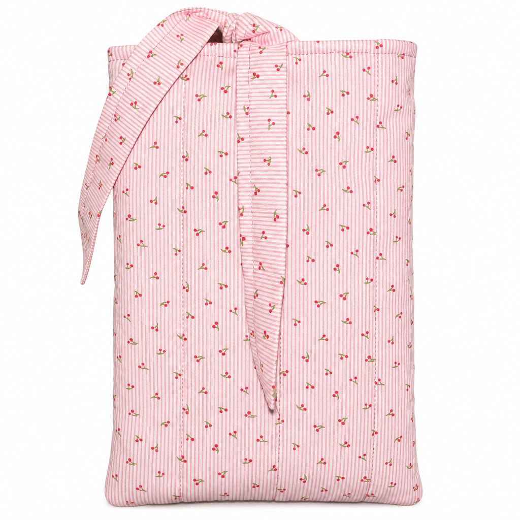 Cherry Print Tote - Clean Background