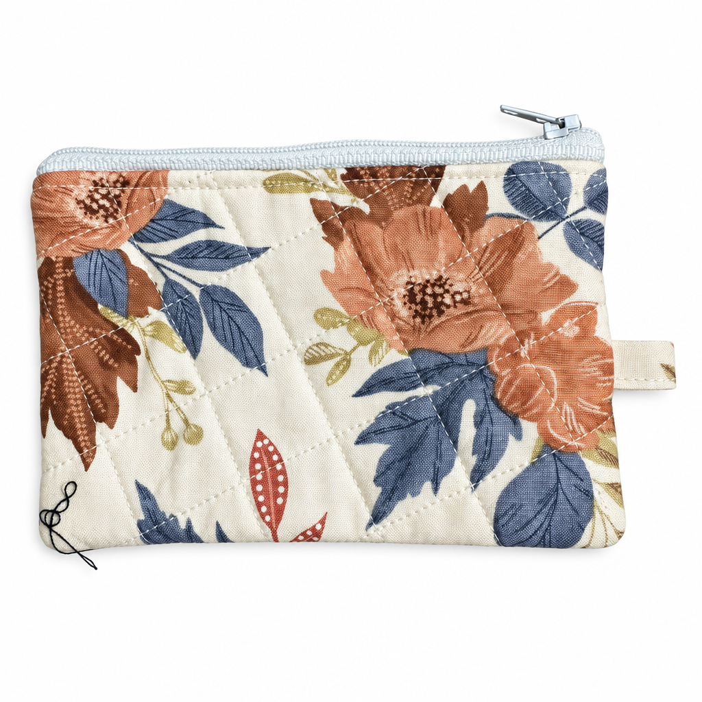 Handmade Quilted Zipper Pouch — Choose Your Print