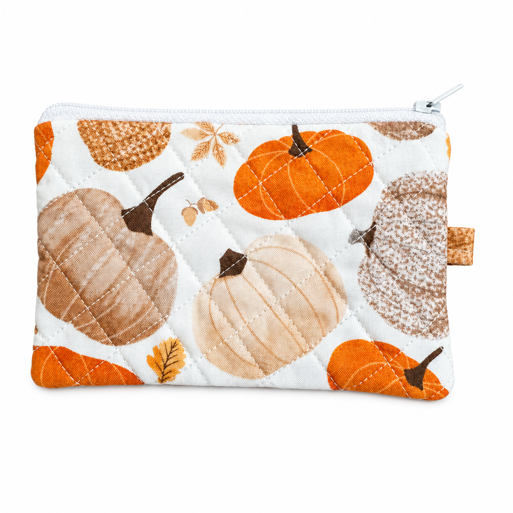 Handmade Quilted Zipper Pouch — Choose Your Print