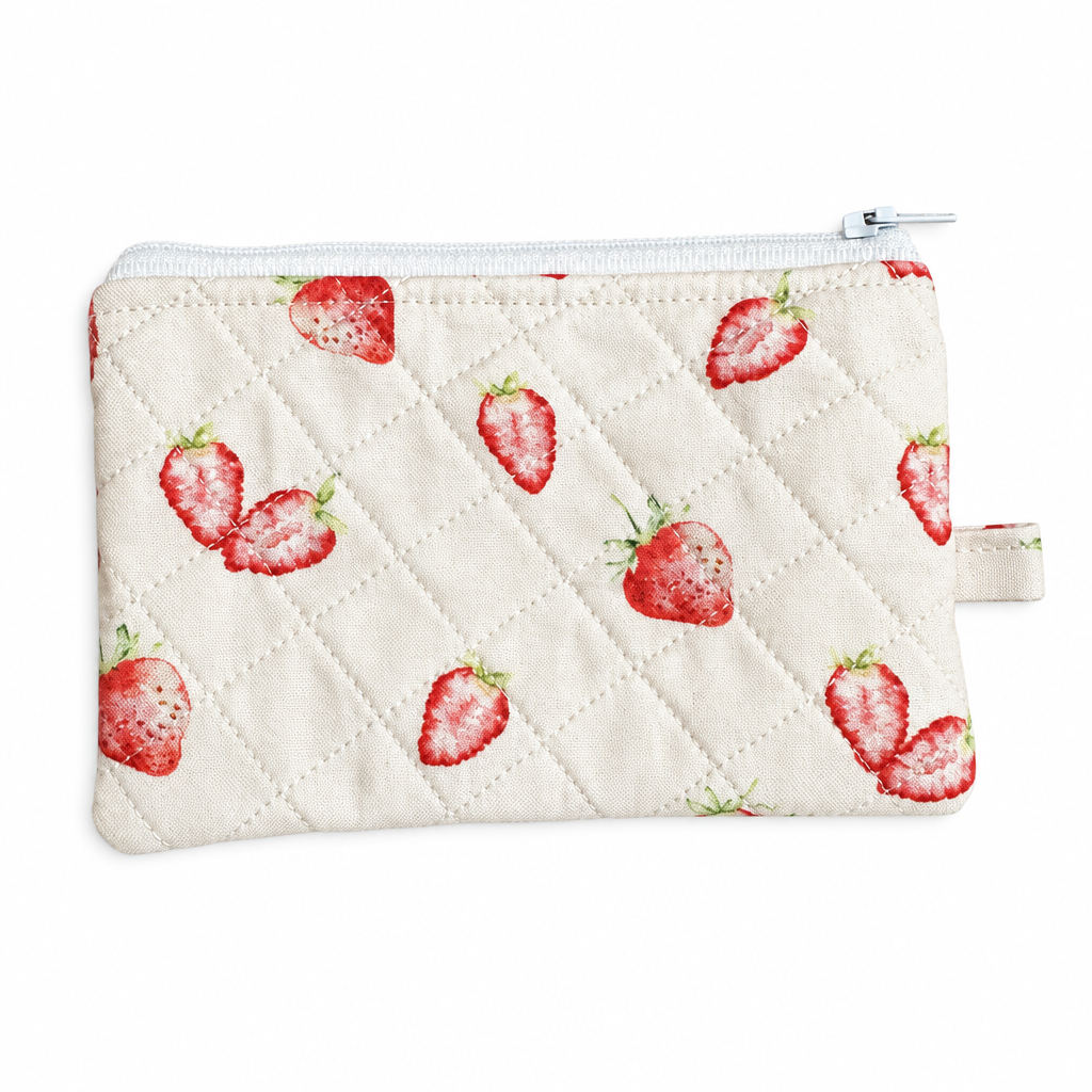 Handmade Quilted Zipper Pouch — Choose Your Print